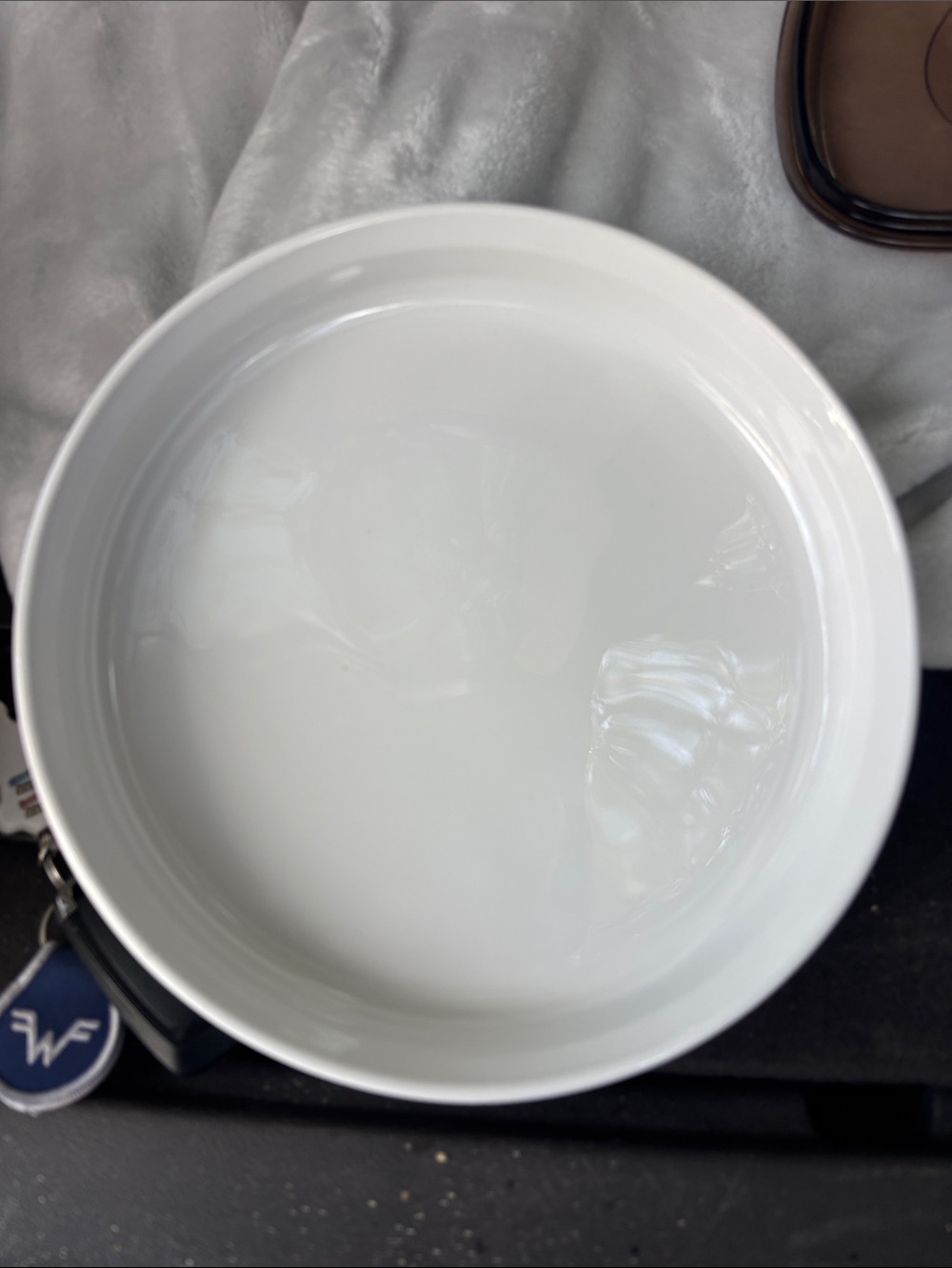 Corningware White Serving Bowl with Printed Mark